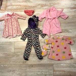 american girl doll pajama bundle